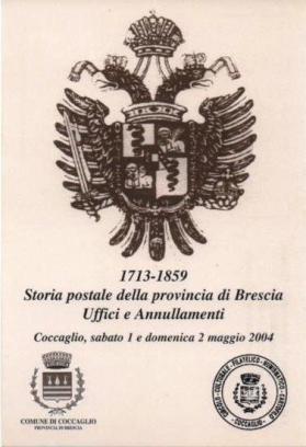 2004 - Storia postale della provincia di Brescia - Uffici e Annullamenti